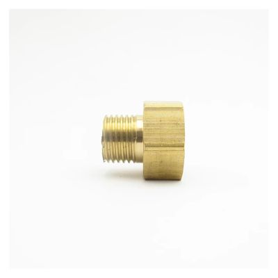 ESDUAIOP 1/2" BSP Female to 1/4" BSP Male Brass Hex Bushing Pipe Fitting Adapter for Fuel, Gas, and Water