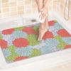 Non-Slip Shower Mat, 40 x 100 cm, Soft PVC Loofah Bath Mat view 1