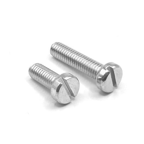 Slotted Pan Head Screws DIN 84 / ISO 1207, Stainless Steel A2 V2A (M3 x 6, 5 pcs.)