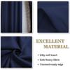 QINLIQIN Blackout Curtain for Tracks, 225 x 255 cm, Soft and Durable, Sound-Insulating, Dark Blue, 1-Piece Set view 4