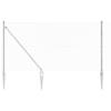 Chain-Link Fence with Posts, Silver, 1.2 x 10 m, Steel view 1