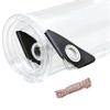 Transparent Weather-Resistant Tarp 250 x 485 cm, Waterproof, for Garden, Camping, Balcony & Gazebo view 1