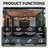 Transparent Weather-Resistant Tarp 250 x 485 cm, Waterproof, for Garden, Camping, Balcony & Gazebo view 3