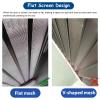 Indoor Accordion Door, Folding Door, Retractable Room Divider with Lock, Black, Various Sizes (22 x 39 in / 56 x 99 cm) view 3