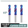 65-Piece Tungsten Carbide Twist Drill Set for Carbide, Mechanical Workshops and CNC Drilling Machines (1.0–20.0 mm) (4.1 mm) view 2