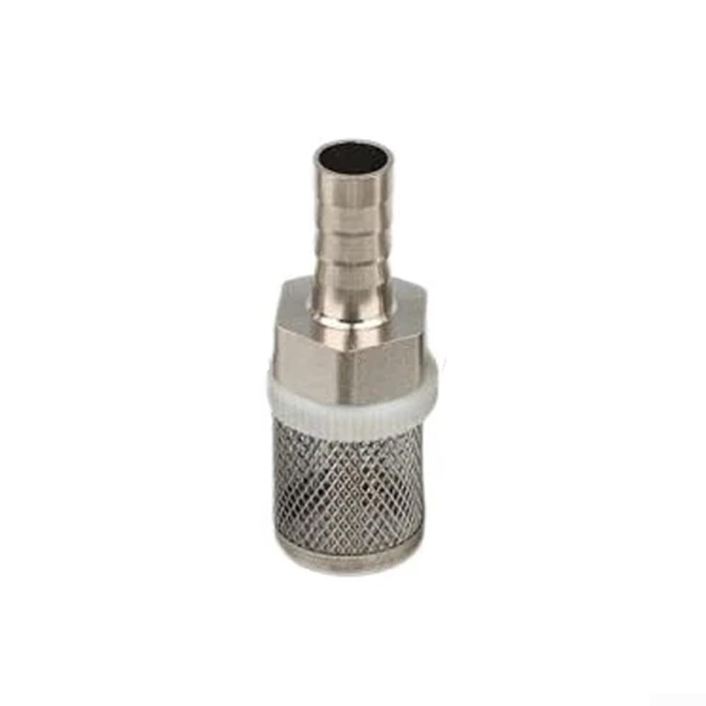 FACAIIO 304 Stainless Steel Hose Barb Filter, 8–16 mm, 1.5 mm Mesh Opening, for Fuel/Gas Pump Irrigation Systems