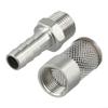 FACAIIO 304 Stainless Steel Hose Barb Filter, 8–16 mm, 1.5 mm Mesh Opening, for Fuel/Gas Pump Irrigation Systems view 2