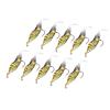 Funien 10-Piece Soft Shrimp Fishing Lures, Sinking Perch Baits view 3