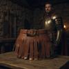 Women's Brown PU Leather Viking Skirt Costume view 3
