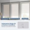 WOLTU Day/Night Roller Blind, No Drilling, 60 x 210 cm, Cream view 4