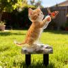 Acrylic Cat Garden Stake, Acrylic Sign, Ornament, 2D Sign for Party, Garden, Patio view 3