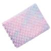 Tnfeeon Gradient Plush Diary, Soft Plush Cover, 80 Pages, Multi-Purpose Notebook for Students (Fish Scale) view 1
