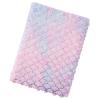 Tnfeeon Gradient Plush Diary, Soft Plush Cover, 80 Pages, Multi-Purpose Notebook for Students (Fish Scale) view 2