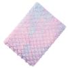 Tnfeeon Gradient Plush Diary, Soft Plush Cover, 80 Pages, Multi-Purpose Notebook for Students (Fish Scale) view 4