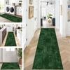 ZUZEKU Green Hallway Runner Rug, Washable Non-Slip, 50 x 300 cm view 1