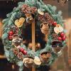 Acorn Animal Christmas Ornaments, 10-Piece 2D Acrylic Set view 2