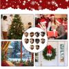 Acorn Animal Christmas Ornaments, 10-Piece 2D Acrylic Set view 4