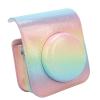 ZJchao Waterproof Camera Case with Shoulder Strap, PU Leather Protective Bag for Instant Cameras, Compact and Lightweight for On-the-Go Use (Rainbow) view 4