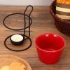 Cheese Fondue Pot for Melting and Keeping Warm view 2