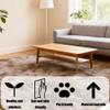MEILIPA Shaggy Rug 170 x 300 cm, Premium Plush Outdoor Rug for Terrace and Garden, Brown view 4