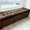 WLXFF Bench Cushion, Velvet Window Seat Cushion with Handle, 10 cm Thick, Anti-Slip Straps, No. 14, 80 x 40 cm view 1