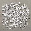 100-Pack 8 mm Round Cable Clips with Nails, White – HOROZ Electric view 3