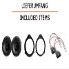 JUST SOUND Car Audio Speaker Installation Kit for Infinity Alpha 603F, Compatible with Audi A4 B6 Sedan Front | 480 W view 3