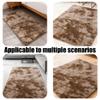 GOUBAN High-Pile Plush Rug 200 x 200 cm, Cozy Living Room Rug, Brown view 2