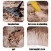 GOUBAN High-Pile Plush Rug 200 x 200 cm, Cozy Living Room Rug, Brown view 4