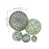 VALICLUD 5-Piece Green Plastic Flower Ball Frames for 5 to 25 cm view 2