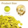 Vyqrx 50 g Metallic Gold Glitter Confetti, 1.5 cm Round Table Scatter Decoration view 2