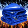 PVC Tarp 520 g/m², 1 x 27 m, Waterproof Truck Cover, Blue view 1