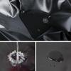 PVC Tarpaulin 520 g/m², 1 x 11 m, Waterproof Truck Tarp with Eyelets, Black view 4