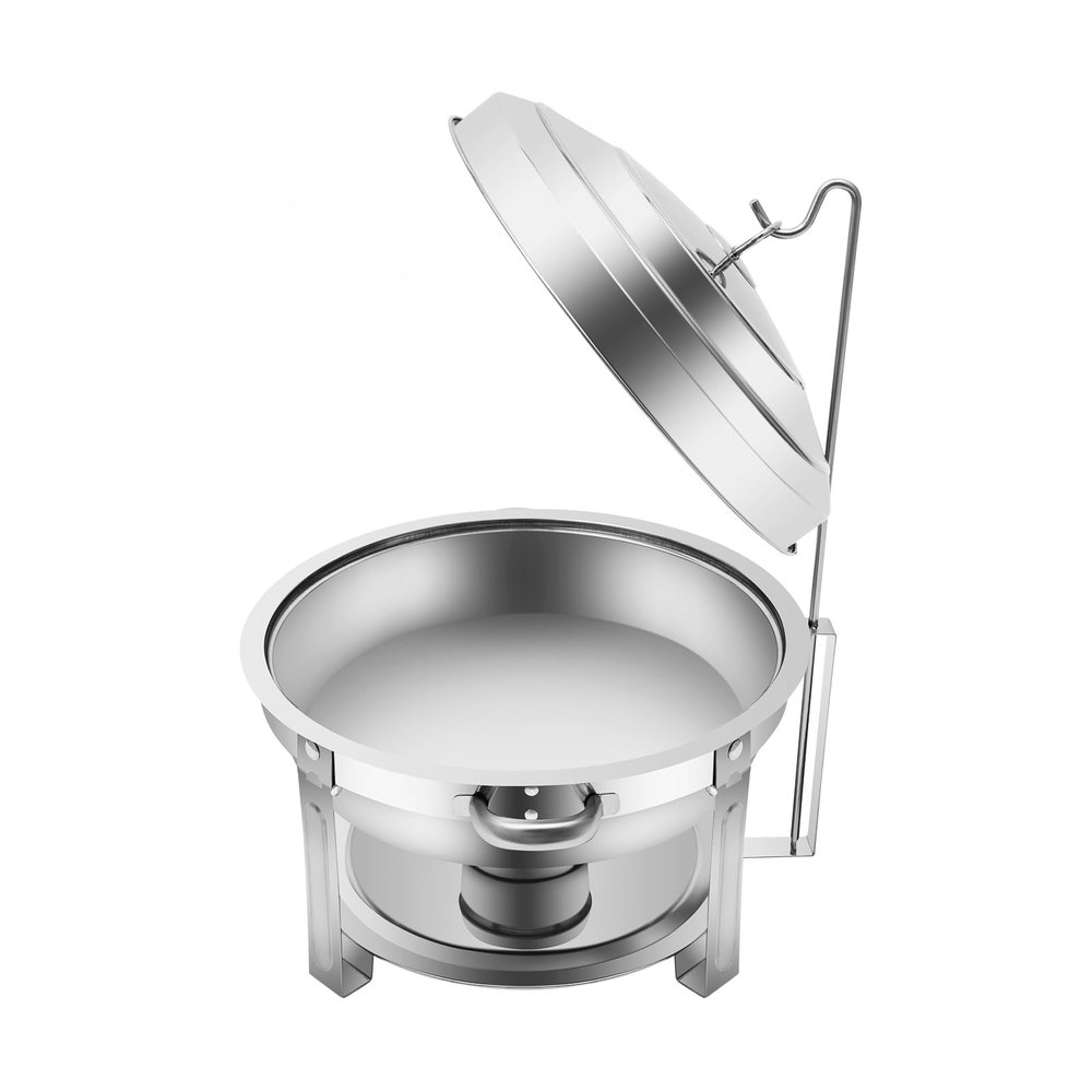 7.5-Liter Round Stainless Steel Chafing Dish