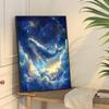 5D Whale and Cloud Diamond Painting, 90 x 120 cm view 2