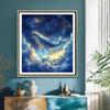 5D Whale and Cloud Diamond Painting, 90 x 120 cm view 3