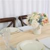 4-Piece Gauze Table Runner Set, 70 x 300 cm, Chiffon Table Runners for Weddings, Bridal Parties and Decorations (Beige) view 4