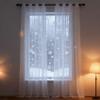 WUXXIANG Sheer Curtain 70 x 182 cm, White view 1