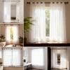 WUXXIANG Sheer Curtain 70 x 182 cm, White view 2