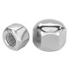 DIN917 304 Stainless Steel Low-Profile Hex Cap Nuts, M10 (5 pcs) view 1