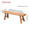 Generic Solid Wood Bench, Narrow Vintage-Style Farmhouse Bench view 2