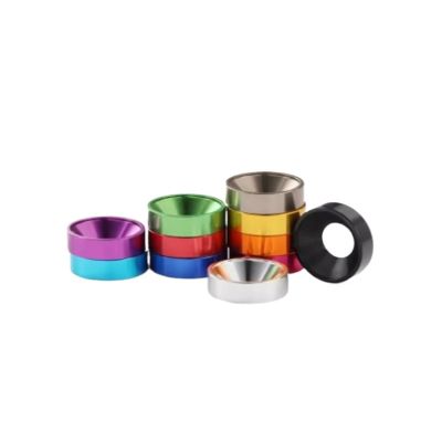 HEXHUASR 10–50 Pieces/Pack Aluminum Countersunk Washers M2–M8, Colorful Anodized, Silver M6 50-Piece Set