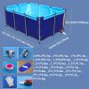 Generic Portable Foldable Fish Pond with Drain Valve, Above-Ground Canvas Fish Tank for Indoor Use, Temporary Swimming Pool for Children and Pets (1.0 x 60 x 48 cm) view 4