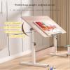 Height-Adjustable Drafting Table with Tilting Top view 4