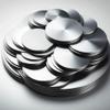 Stainless Steel Round Anchor Plate Disc Base Plate Blank, V2A, 25 x 0.5 mm view 1