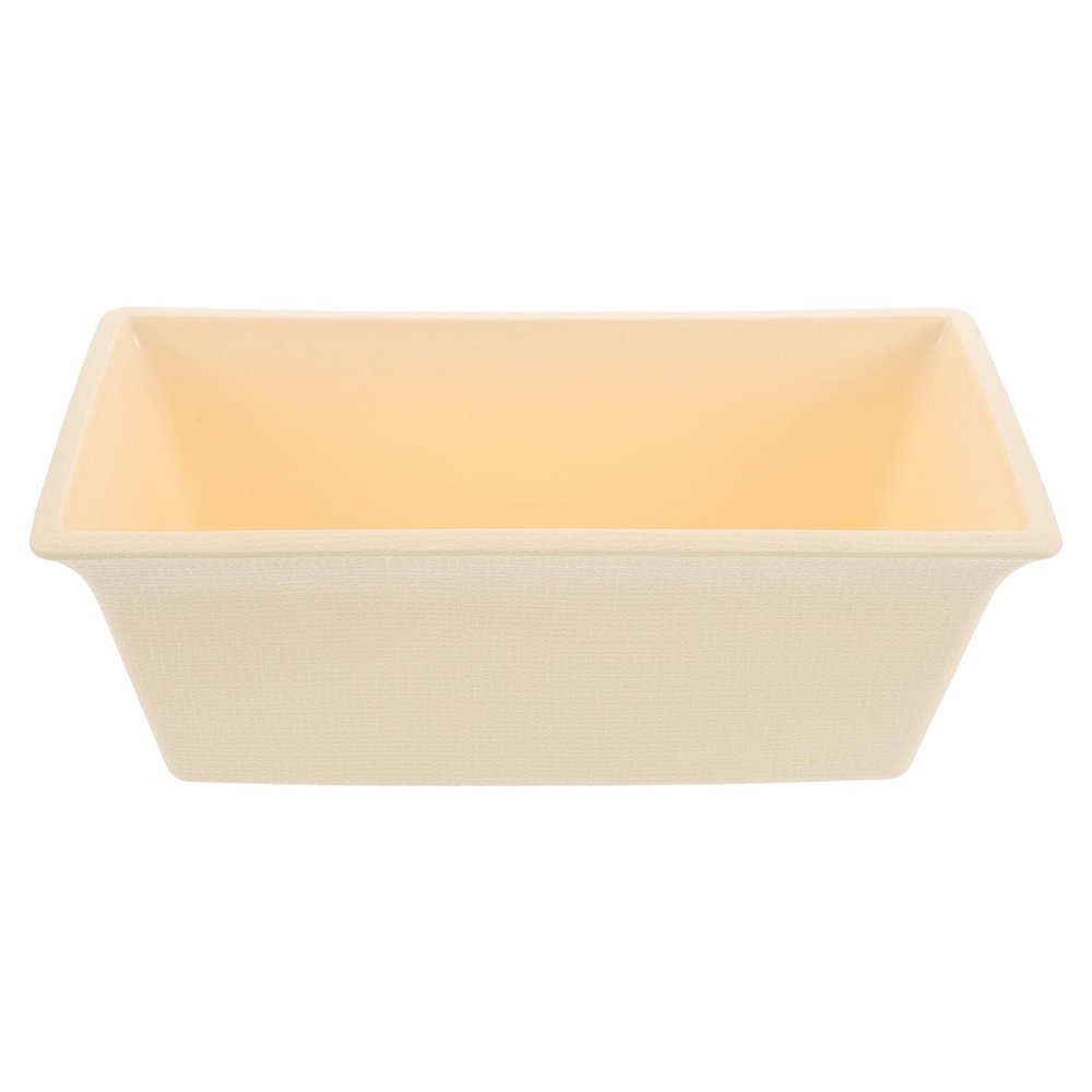 Abaodam Rectangular Beige Plastic Window Box for Gardening