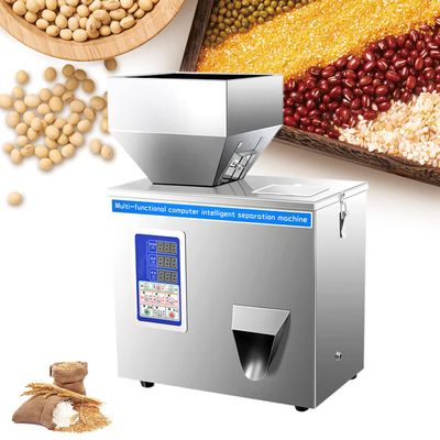 LJYKBFL Filling Machine for Coarse Seeds and Grains, Automatic Powder Filler, Multifunctional Particle Weighing and Filling Machine for Commercial Use (100 g)