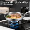 Titanium Hammered Frying Pan with Lid, 26 cm view 2