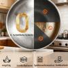 Titanium Hammered Frying Pan with Lid, 26 cm view 4