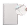 Refillable Notebook with Loose-Leaf Pages, Flexible PP Binder Cover, 30 Lined Sheets view 2